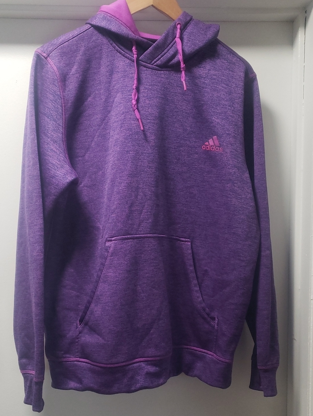 adidas Climawarm hoodie Purple Size Medium